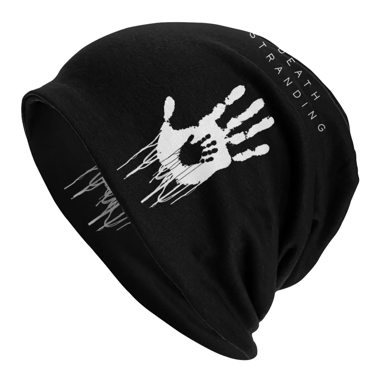 

Cool Winter Warm Men Women Knit Hat Unisex Adult Death Stranding Hand Skullies Beanies Caps Action Game Gift Bonnet Hats