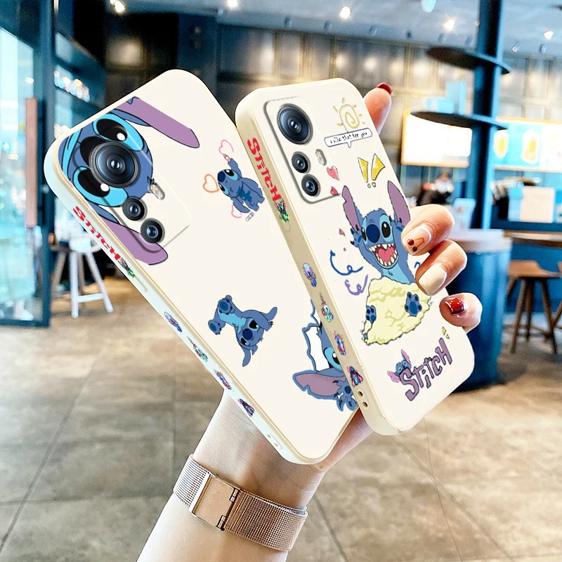 

Lilo Stitch Disney Cool Phone Case For Xiaomi Mi 13 12S 12 12X 12T 11i 11T 11 10 10S 10T Pro Lite Ultra 5G Liquid Left Rope