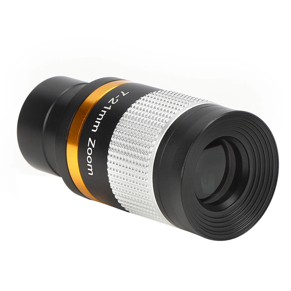 

Coating Astronomical Telescope 7‑21mm Continuous Zoom Eyepiece 1.25 Inch/31.7 MM Silver