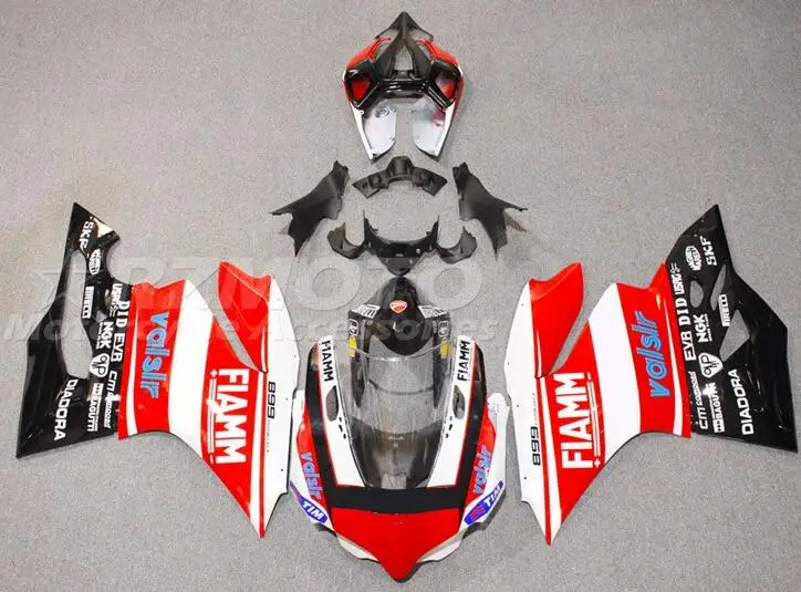 

Комплект обтекателей для Ducati Panigale 899 1199 2012 2013 2014 комплект кузова высокого качества литьевая пресс-форма под заказ красный