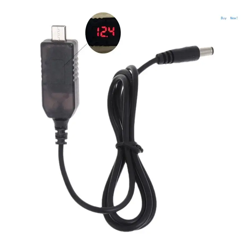 

USB C Type-C to 5.5x2.1mm 12V PD Trigger Power Cable for LCD Monitors Radio