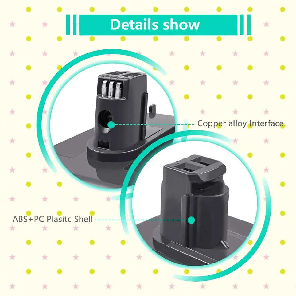 

2022 BATTOOL battery compatible with Dyson type A battery DC34 DC31 DC35 DC44 917083-01 handheld vacuum cleaner