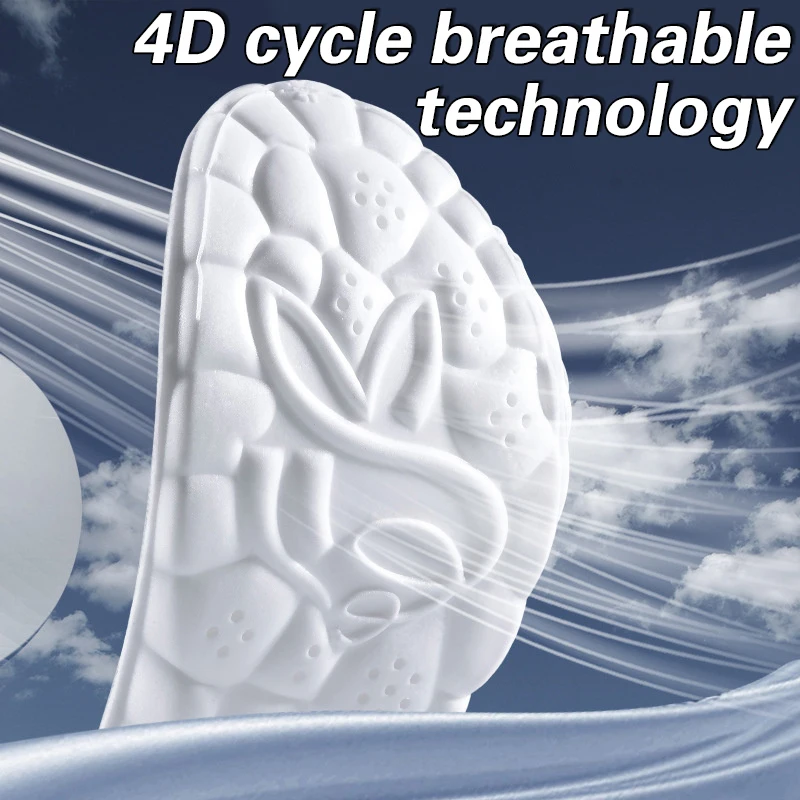 Мягкие ортопедические спортивные стельки с подошвой из искусственной кожи для