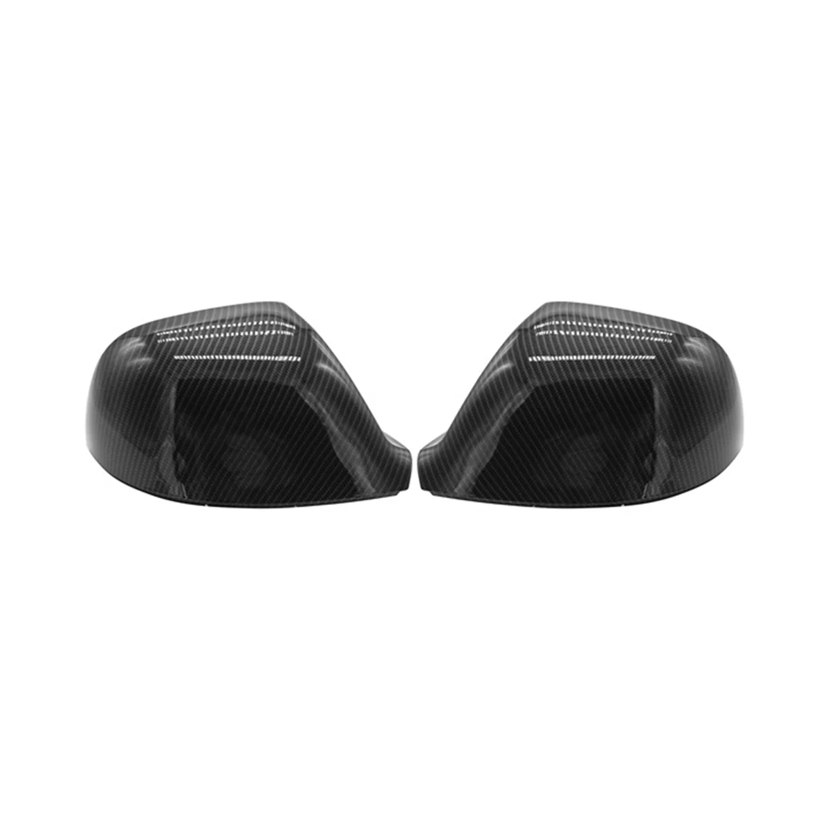 

Carbon Fiber Rearview Side Glass Mirror Cover Trim