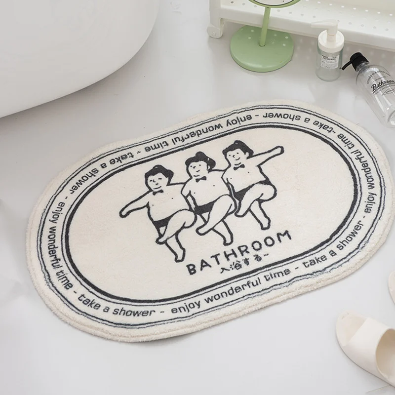 

Machine Washable Rug Room Carpet the Toilet Can Absorb Water Mat for Children Non Slip and No Hair Loss Home Decor Rugs Living