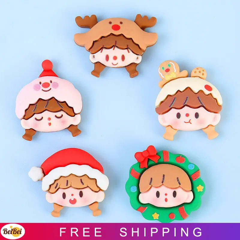 

100 шт., новые милые рождественские мини-картинки для девочек