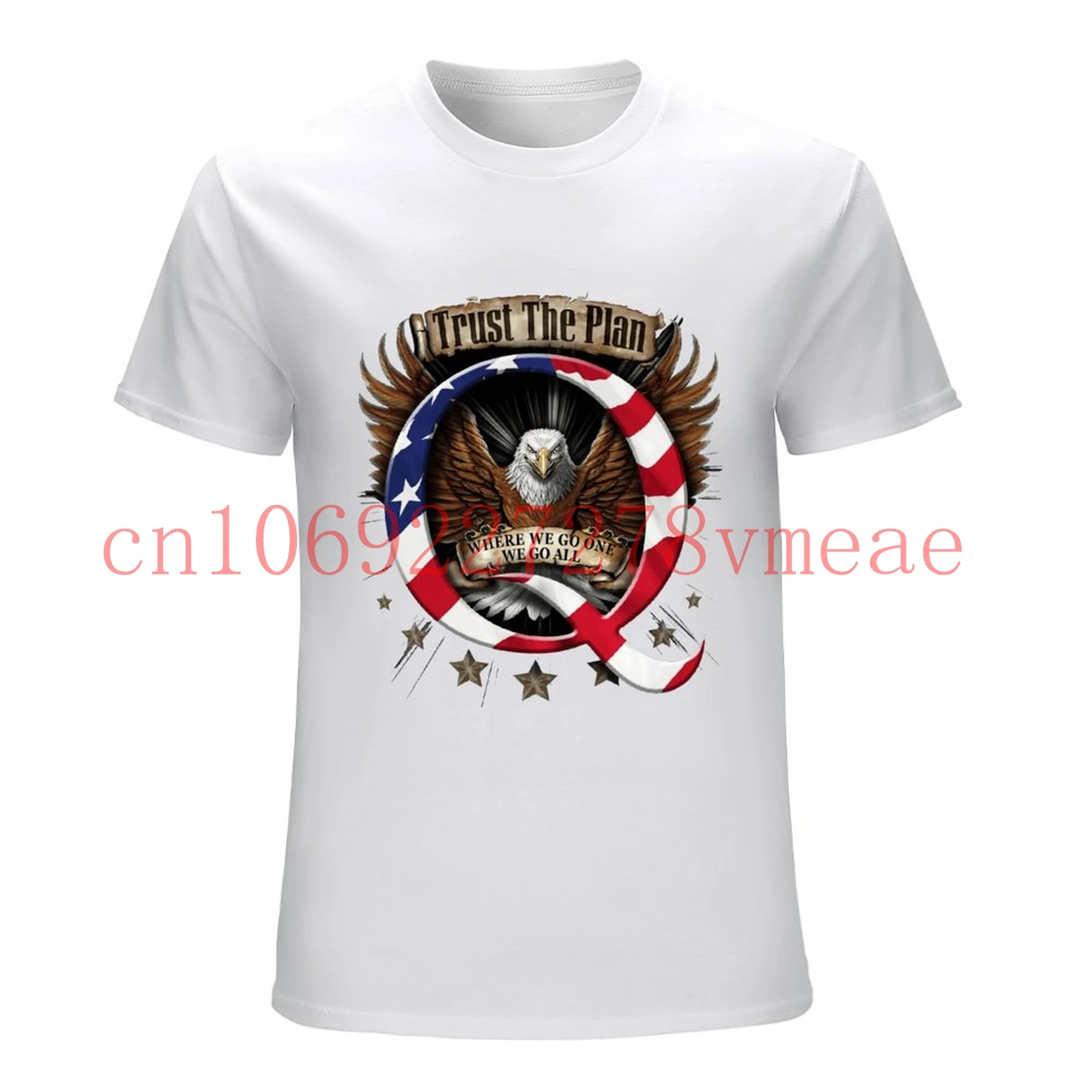ФУТБОЛКА Trump WWG1WGA TRUST THE PLAN Q Рубашка Qanon