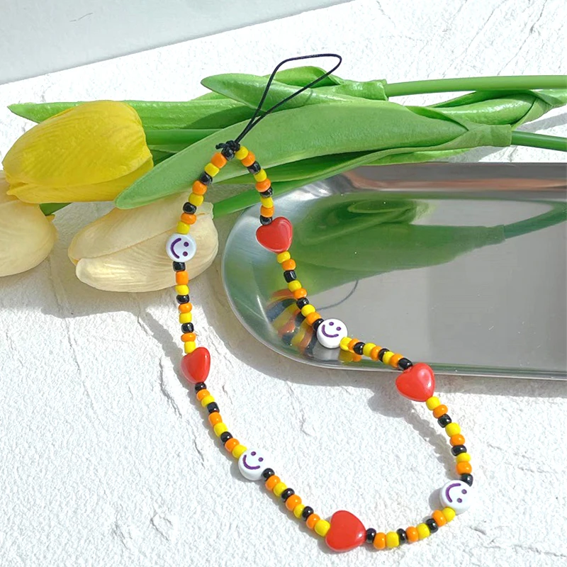 Bear Pearl Love Butterfly Key Chain Ladies Fashion Cute Romantic Vintage Keychain Charm Korea 90s Aesthetic Bag Phone Chain Gift