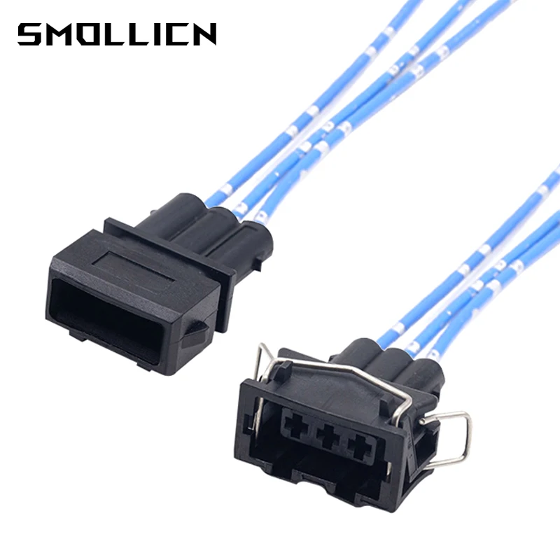 

1-50 Sets 3.5mm Efi EV1 EV14 JPT VR6 TPS Sealed 3 Pin 357972753mm 357972753 Male Female Waterproof Coil Connector For VW Audi