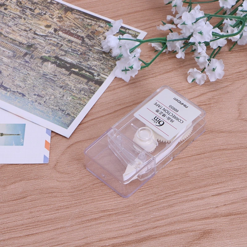 Быстросохнущая корректирующая лента простой стиль ролик белая легкость