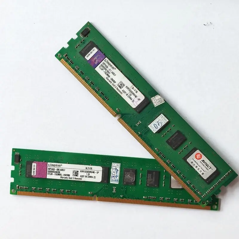 

Оперативная память Kingston RAMS DDR3 4 Гб 1333 МГц для настольного компьютера DDR3 KVR1333D3N9/4G для AMD и INTEL, память для компьютера, широкая плата 240pin