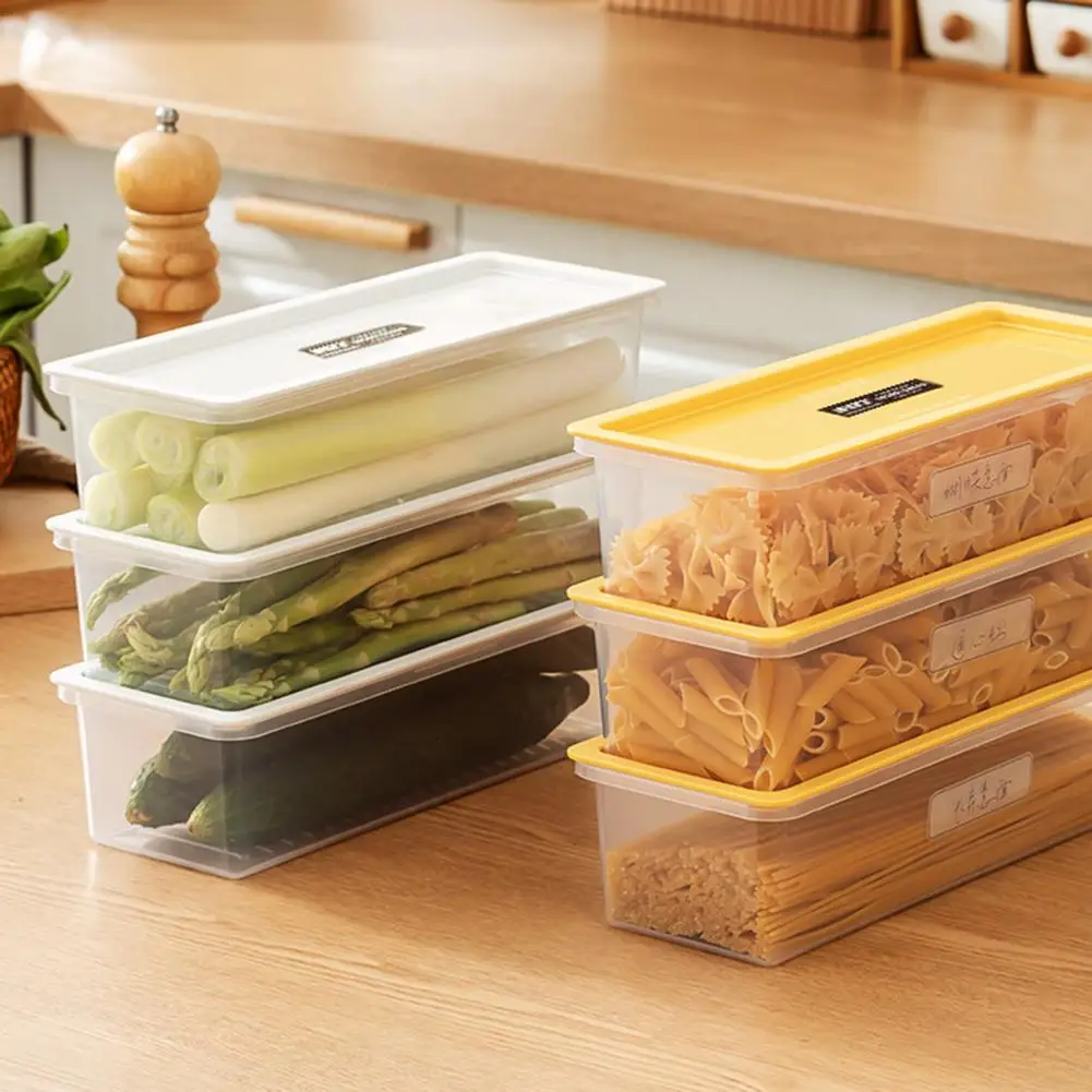 Контейнер для хранения лапши микроволновая Герметичная крышка прямоугольный