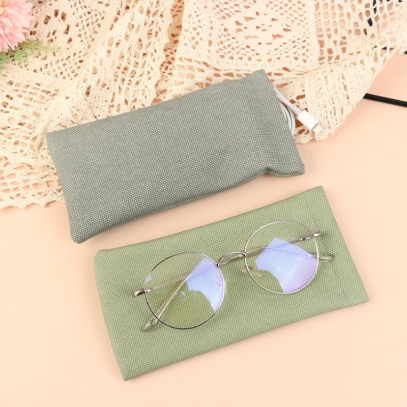 Мягкий Чехол для очков из искусственной кожи с автоматическим закрытием