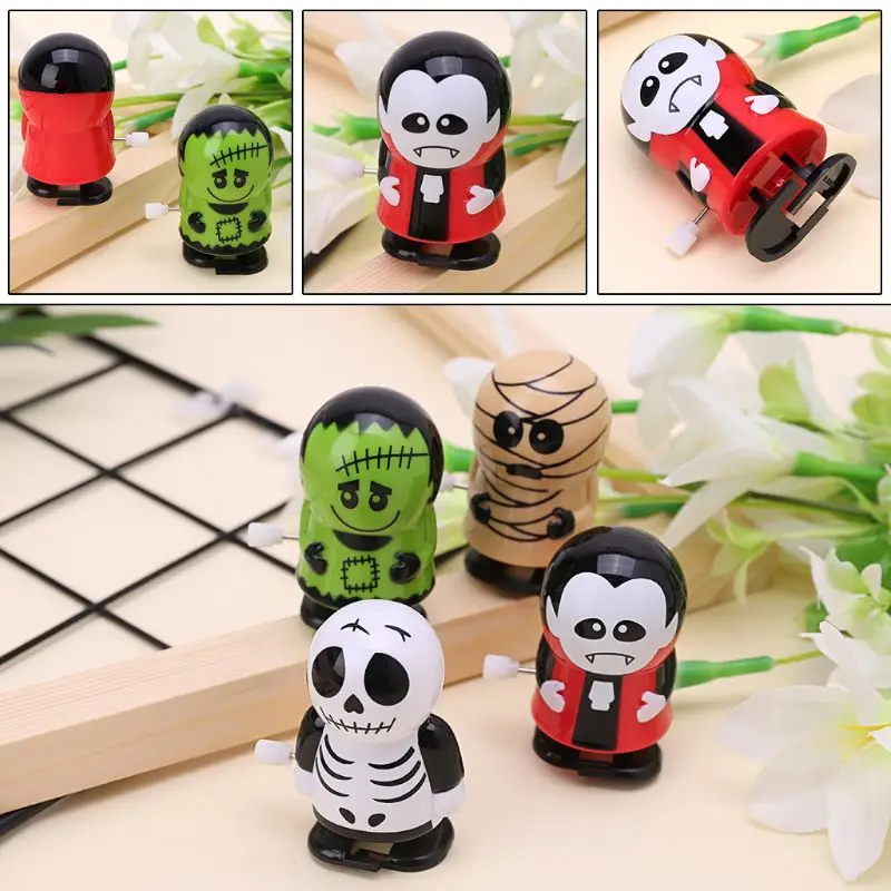 

N80C Halloween Clockwork Jumping Ghost Toy Mechanic Educational Game Prank Decoration