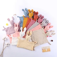 baby saliva towel soft newborn baby soothe appease towel infant cute bunny sleeping dolls toy plush comforting toy baby towel