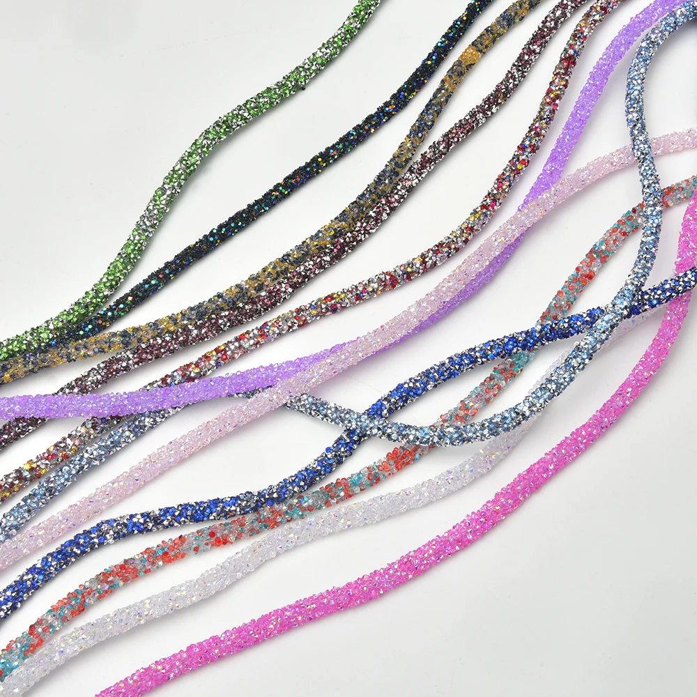 7 мм блестящие фотообои украшения сделай сам одежда обувь красочная трубка шнур