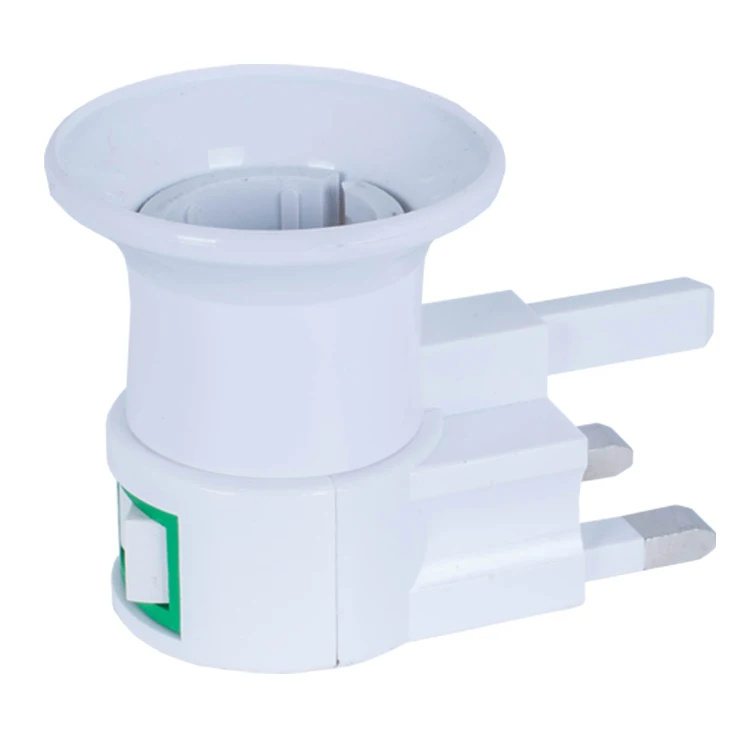 

AC B22 Plug UK type led Bulb Converter base light Adapter ON/OFF switch Control Switch Lamp Holder power Socket holder