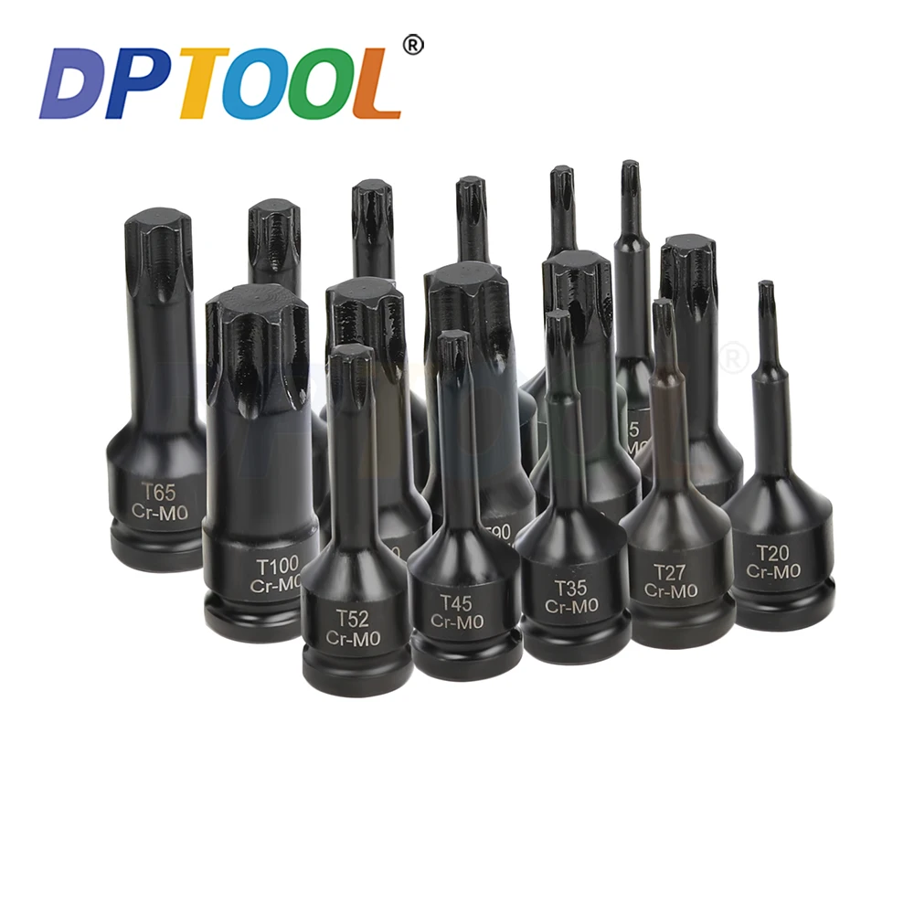 16 шт. набор ударных торцевых головок 1/2