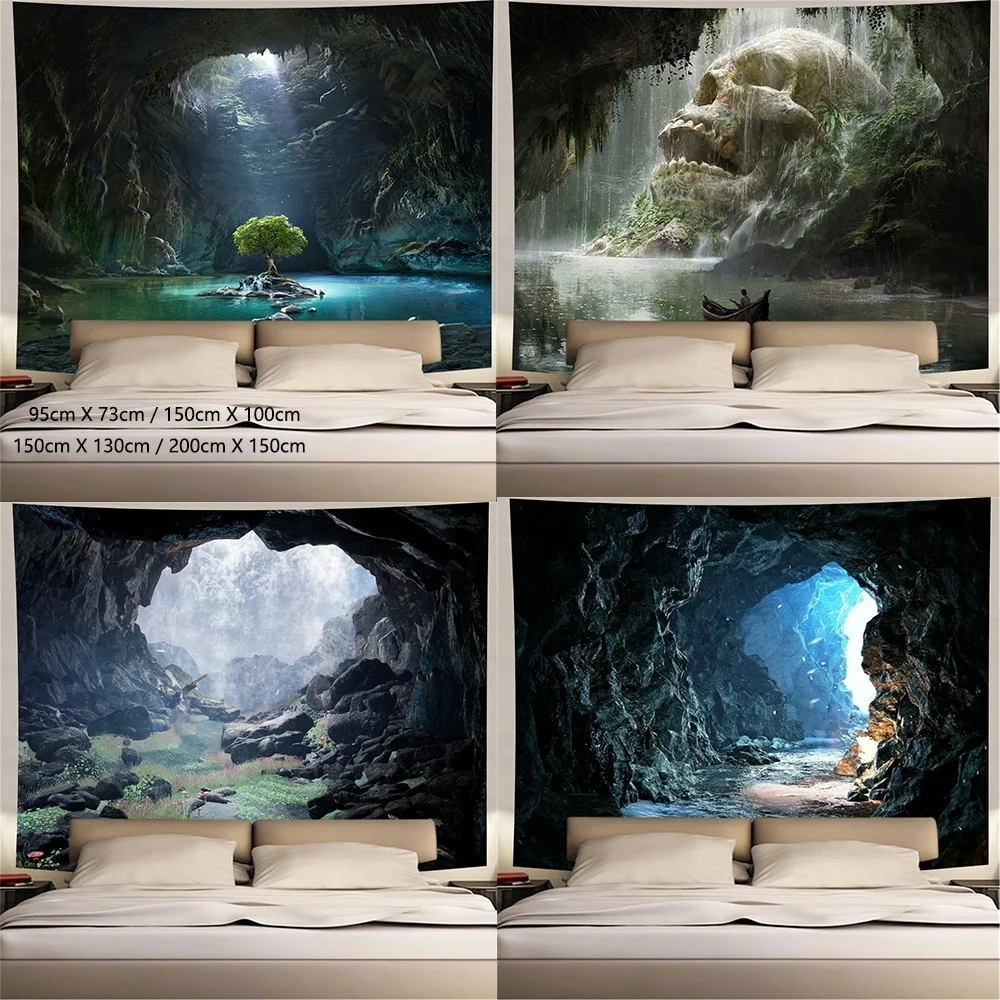 

Гобелен настенный с художественным принтом, 95 х73 см