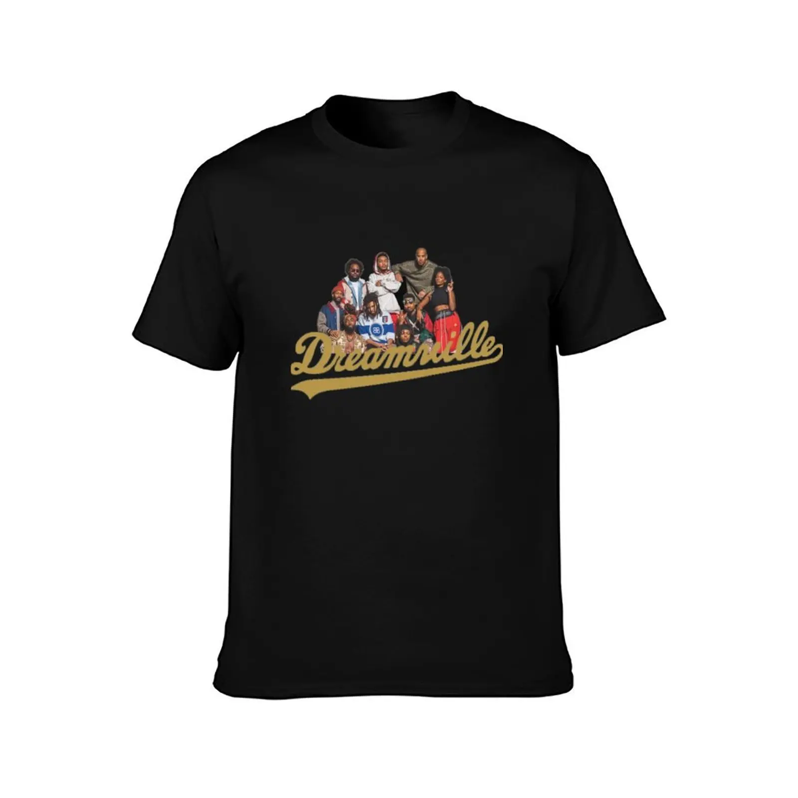 Фото Футболка J Cole Dreamville Family, повседневная свободная футболка с короткими рукавами для мужчин №2