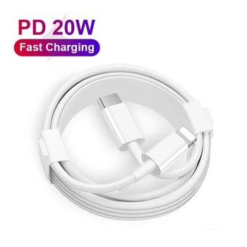 Original 20W Type C Cable For iPhone 13 12 11 14 Pro Max Mini XS Max 7 8 Plus iPad iPhone Charger Fast Charging Cable Phone Date 4