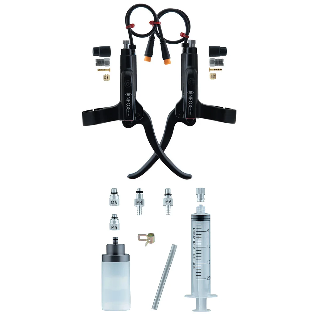 

Electric Bicycle Hydraulic Brake Lever 3 Pin For Bafang Hall Motor Brake Handle Cut Off Power Brake Levers Ebike Accessories