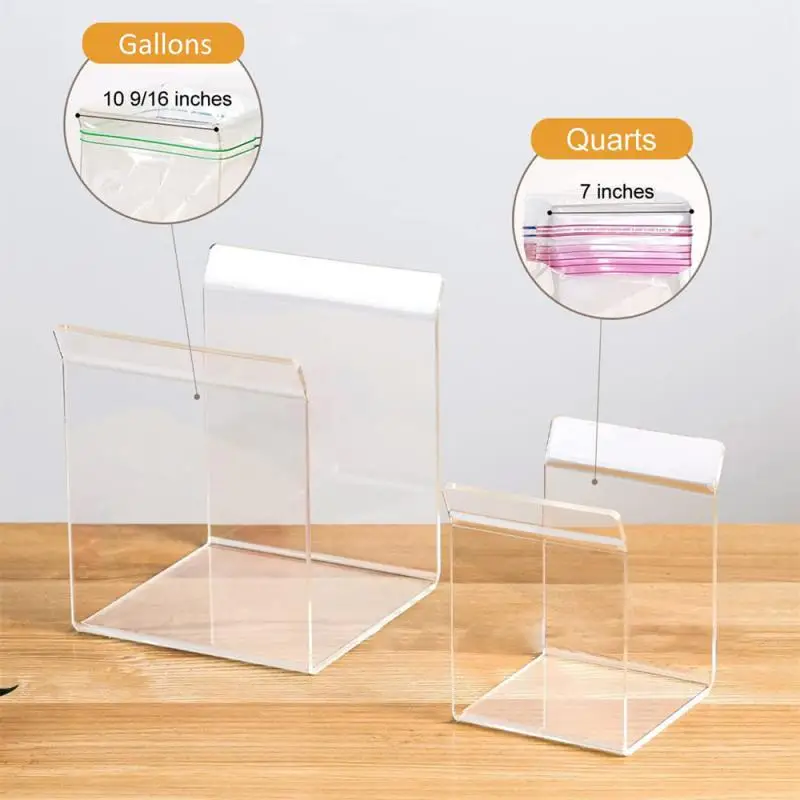 Держатель для сумки еды акриловый кронштейн с высокой проницаемостью прочный