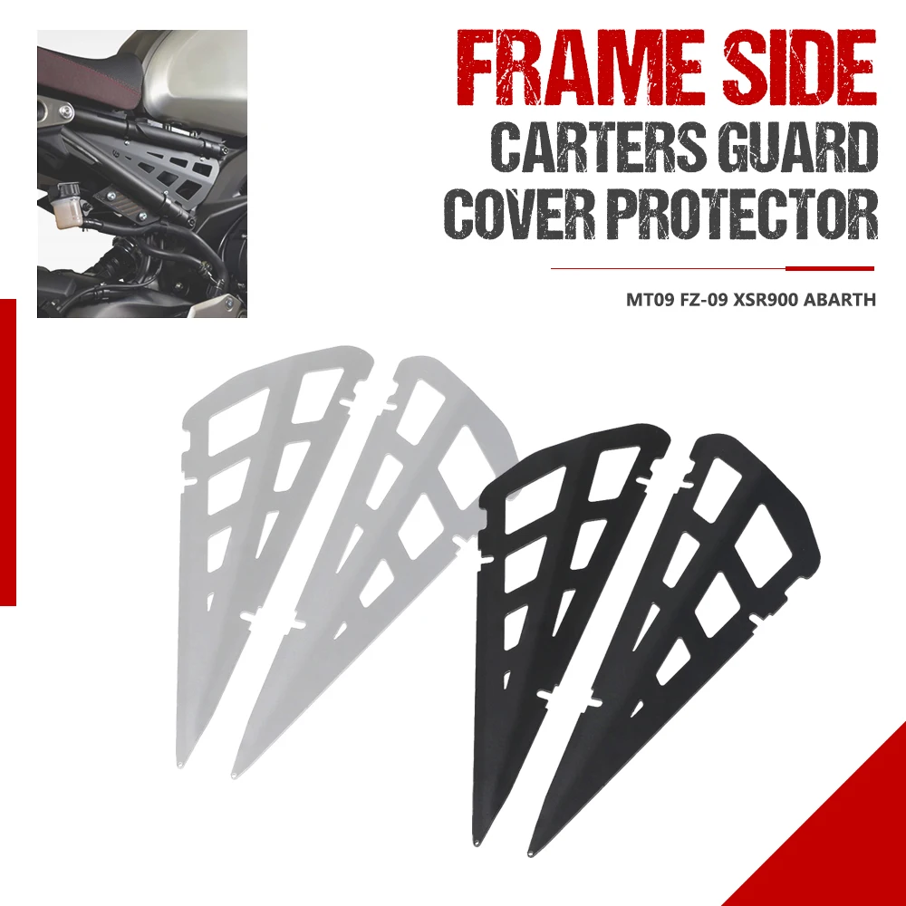 

For YAMAHA XSR900 XSR 900 Abarth 2016 2017 2018 2019 2020 2021 Frame Protection Guard Cover Side Carters Cover Hose clamps Kit