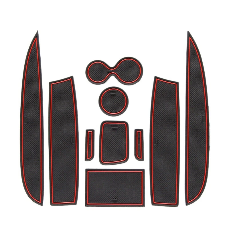 10 шт. коврик для двери украшение интерьера автомобиля противоскользящая