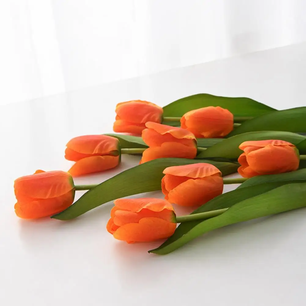 

Beautiful Simulation Flower Eco-friendly Lightweight Increase Vitality Artificial-Tulips Simulation Tulip Artificial Flower