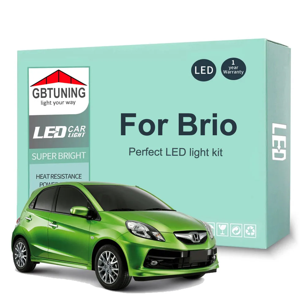 

6 шт., фонарь для Honda Brio 2010-2017 2018 2019 2020 2021