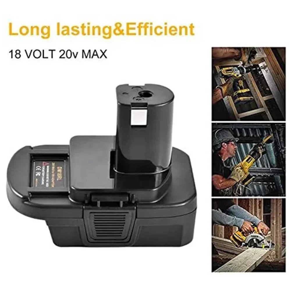 Адаптер-конвертер аккумулятора DM18RL с USB-портом DM20ROB для Ryobi