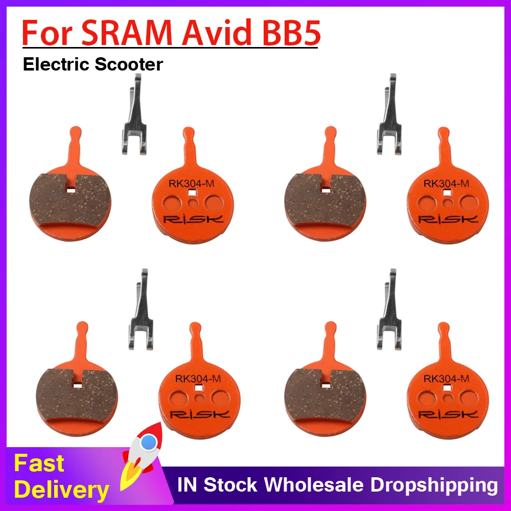 

4 пары дисковых тормозных колодок для велосипеда SRAM Avid BB5 MTB дорожный велосипед велосипедные гидравлические тормозные колодки из смолы Запч...