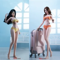 tbleague pllb2021 s40s41 s40a41a 16 scale female tall slender pale big breast body with detachable feet action figure model