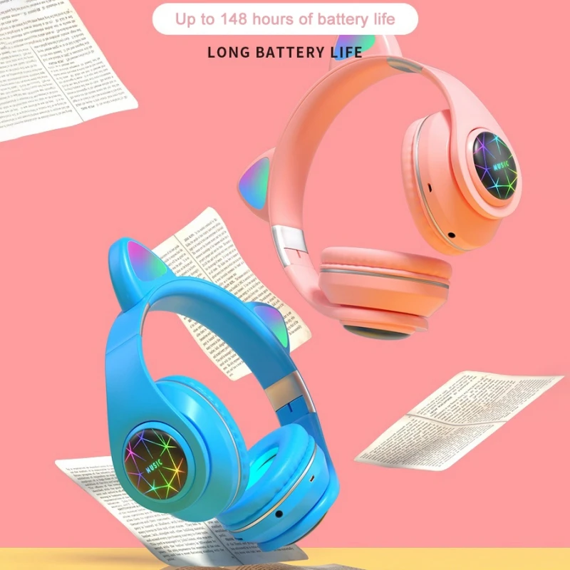 

Wireless Cat Ears Headphones Yucheng Horse Karon Color All-inclusive Headphones