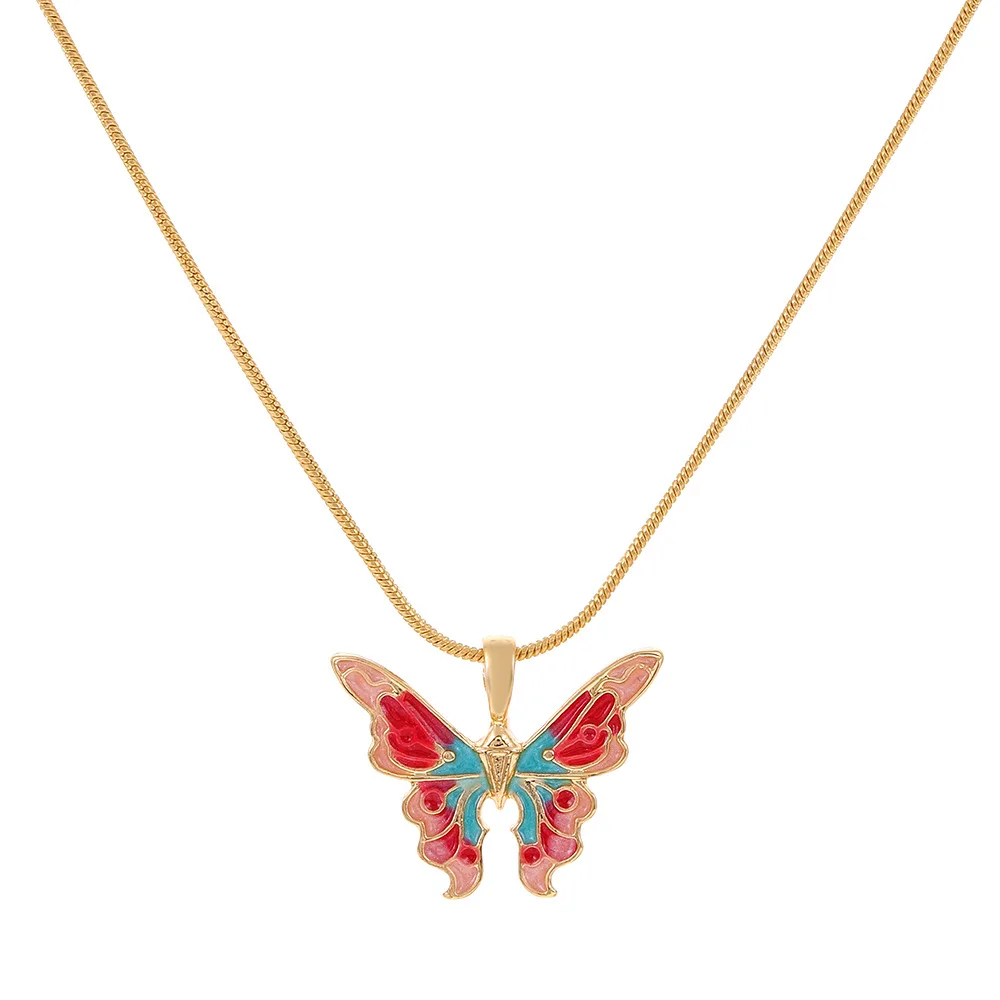 

Butterfly Necklace Women Chains Necklace Cute Fashion Jewelry Trendy Accessories