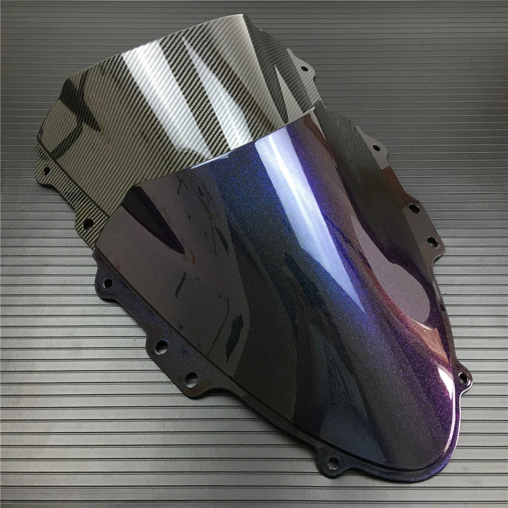 Экран ветрового стекла мотоцикла углеродный блеск хамелеон для Suzuki GSXR 600 750 R K4 gsxr r