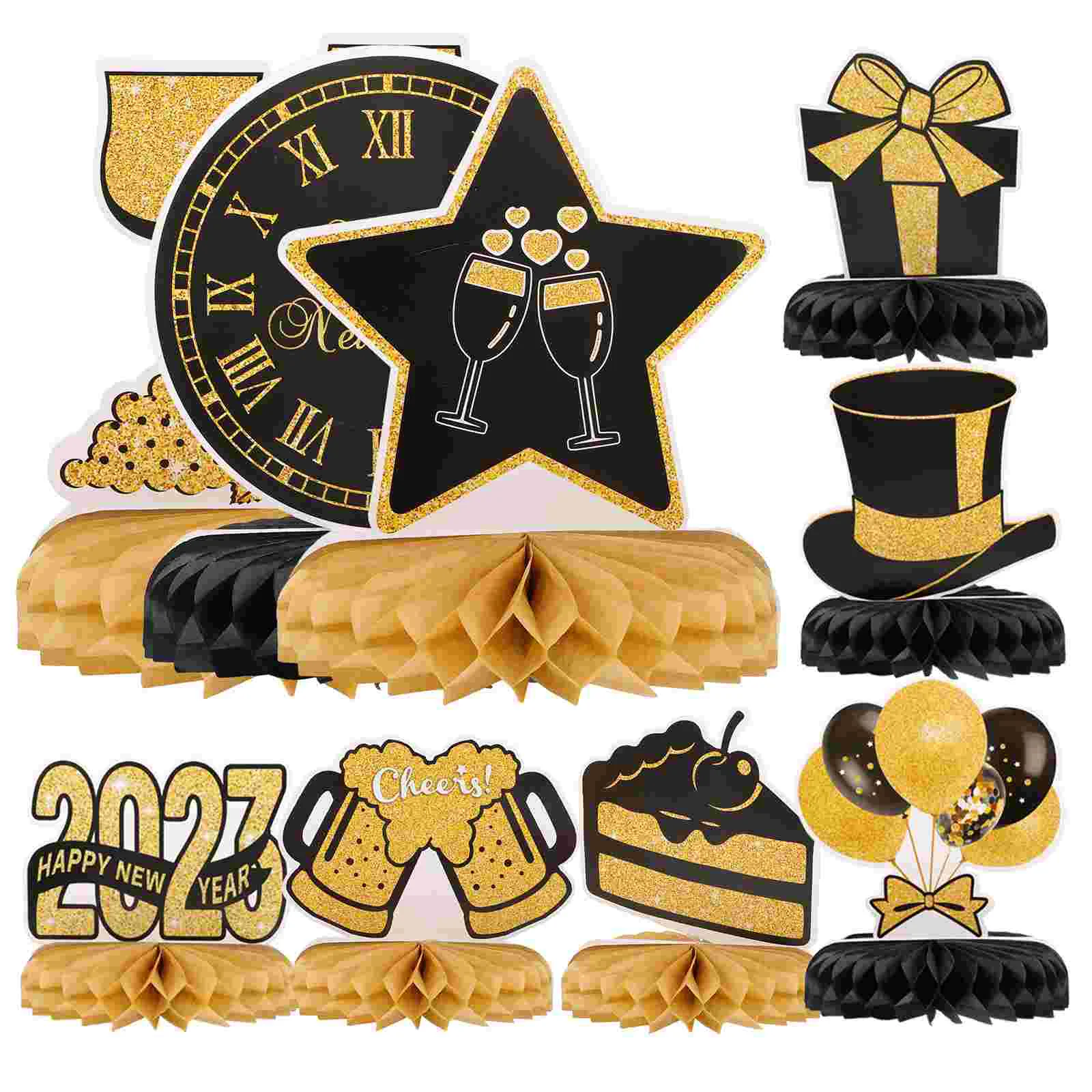 

Honeycomb New Year Party Decorationsspring Festival Paper Decor Table Years Ornament Eve Supplies Craft Decoration Unique