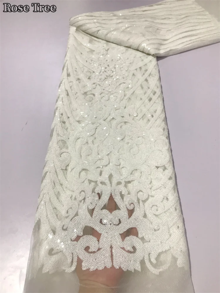 Рисунок 2 - Африканская кружевная ткань с блестками 2023