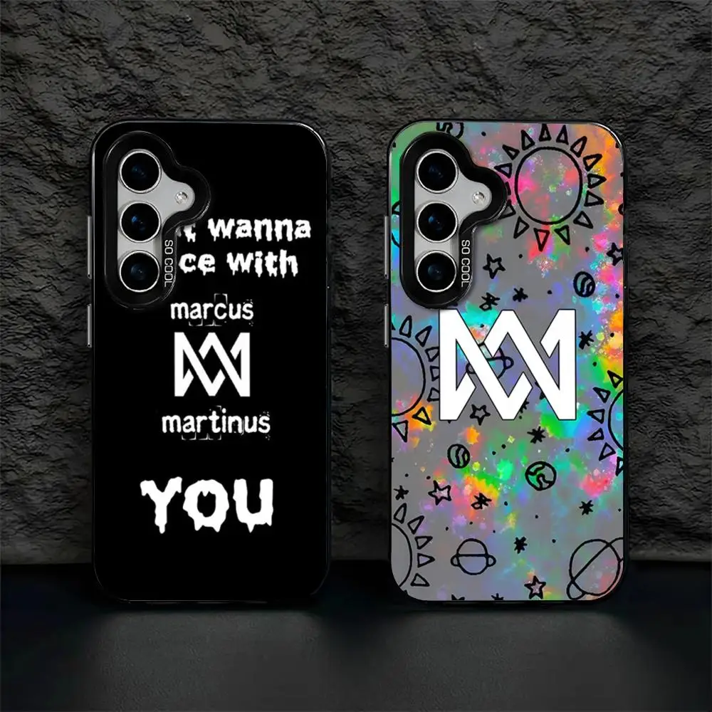 Чехол IMD для телефона с изображением Маркуса и мартинуса цветной серебристый