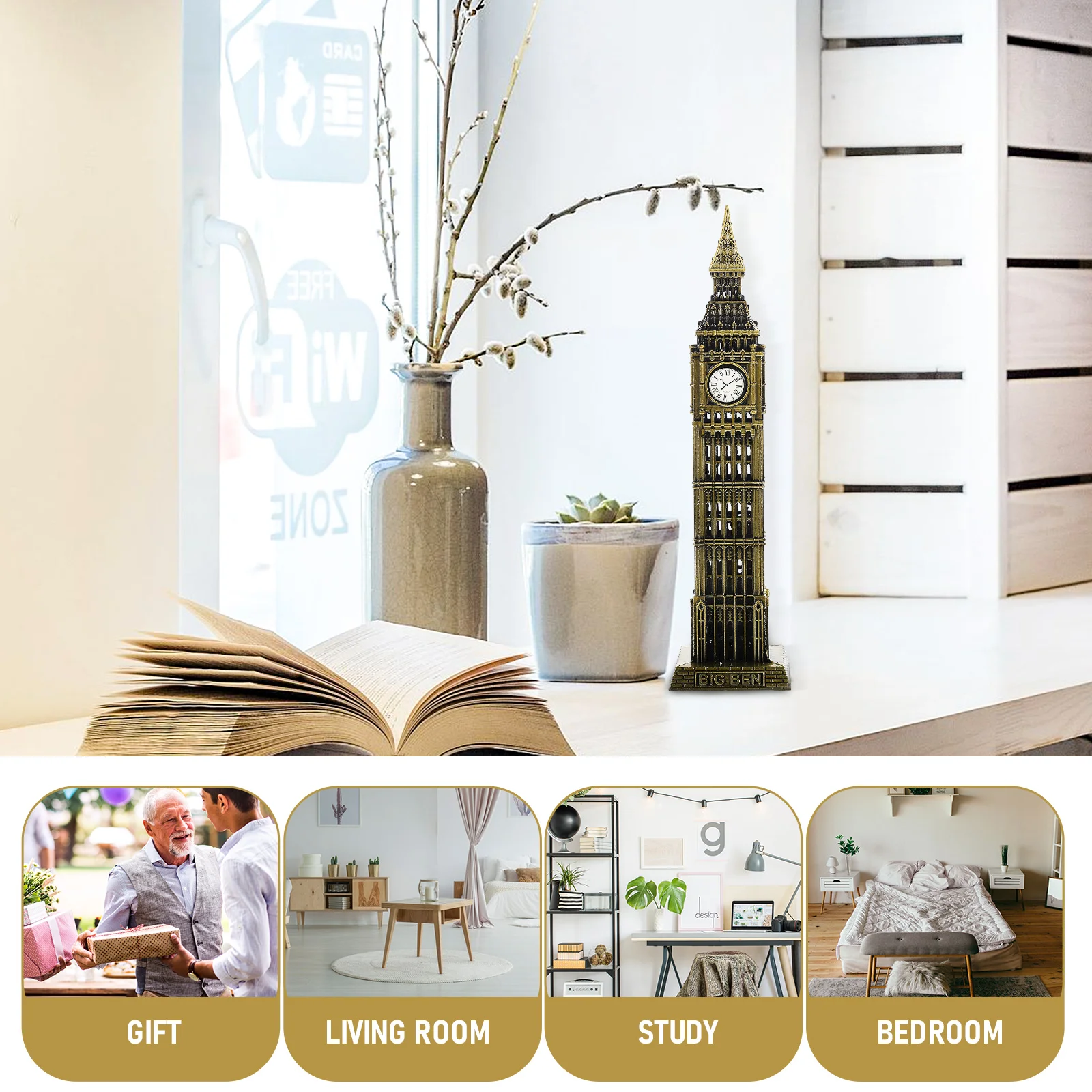 Модель Биг-Бена декоративные строительные скульптуры Электронные Наборы для