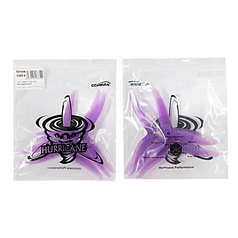 

GEMFAN HURRICANE 51477 3-лопастной пропеллер Профессиональный Гоночный FPV гоночный Радиоуправляемый Дрон аксессуары для самостоятельной сборки