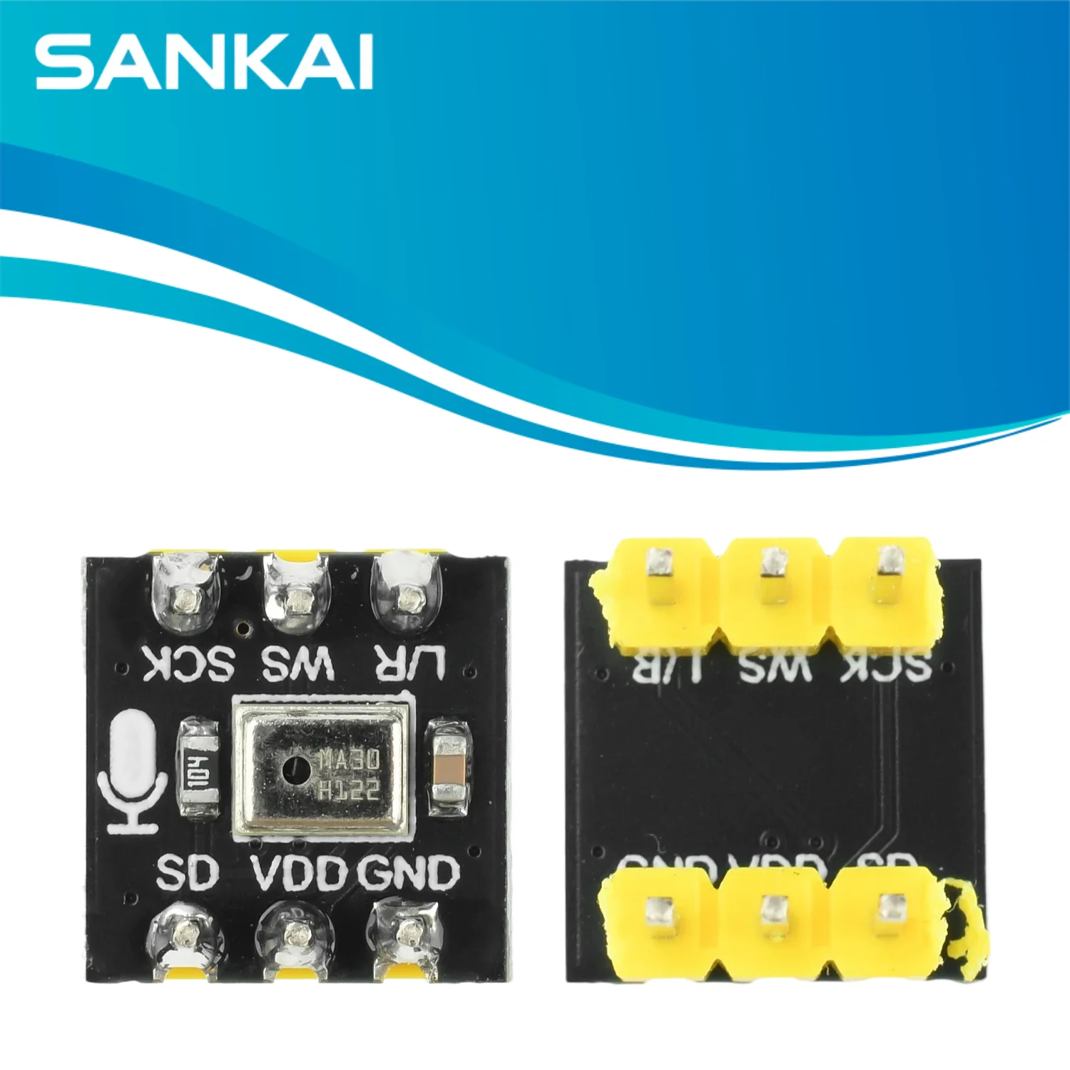 Фото Плата MEMS-микрофона INMP441/MS4030 I2S, низкое энергопотребление, высокая точность для Arduino №2