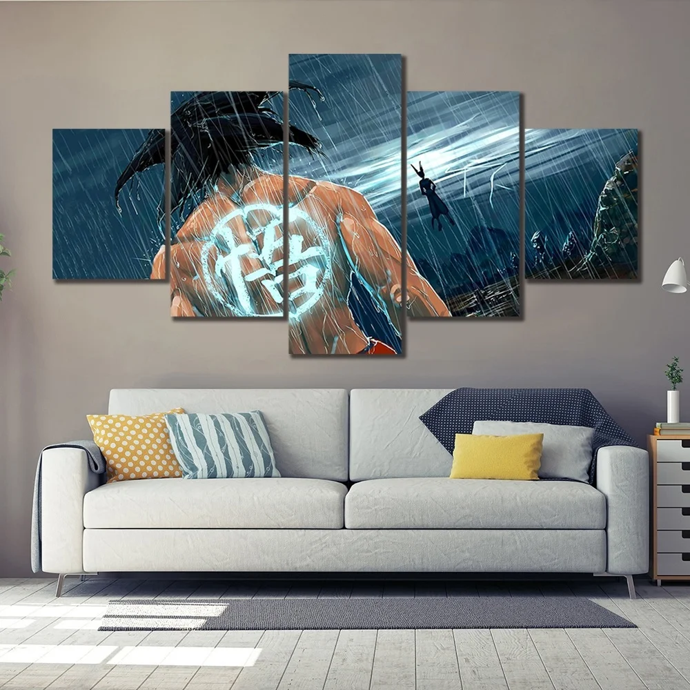 

Аниме Драконий жемчуг боевой Рисунок Картина для гостиной HD Картина на холсте настенная живопись для детской комнаты