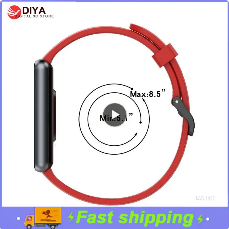 

Smart Accessories Sweat-proof Watch Strap Waterproof Watchband Bracelet 18mm Sports Silicone Strap Band For Realme Band2