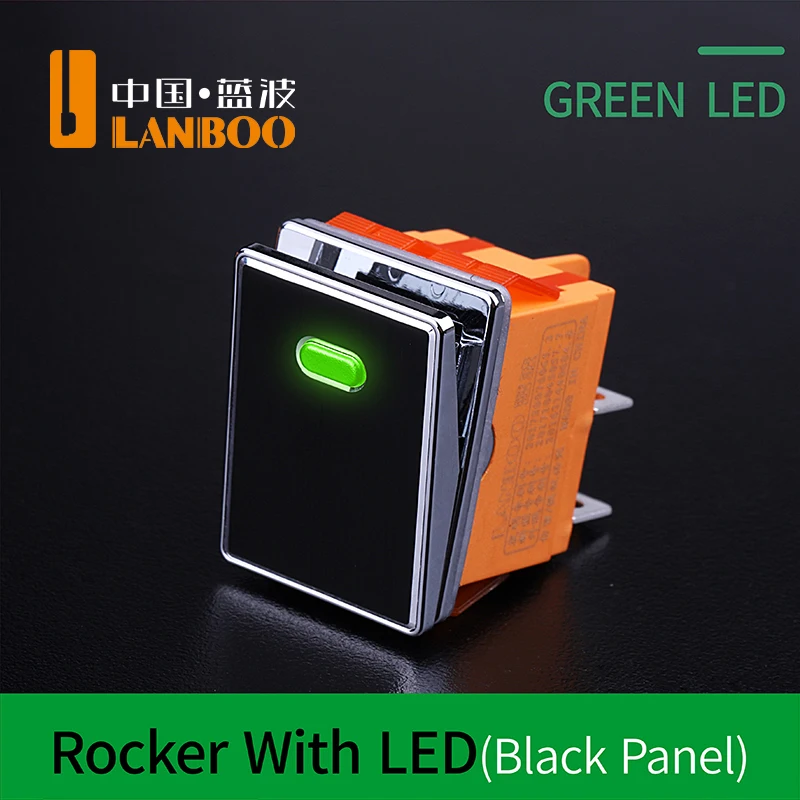 LANBOO  водонепроницаемый кулисный переключатель 16A 250V