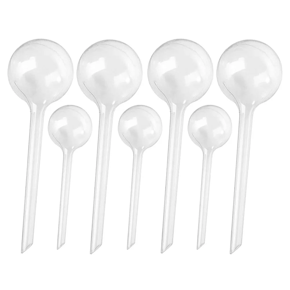 

7 Pcs Flower Pots Outdoor Watering Globes Imitation Glass Automatic Watering Globe Plastic Garden Watering Globes Travel