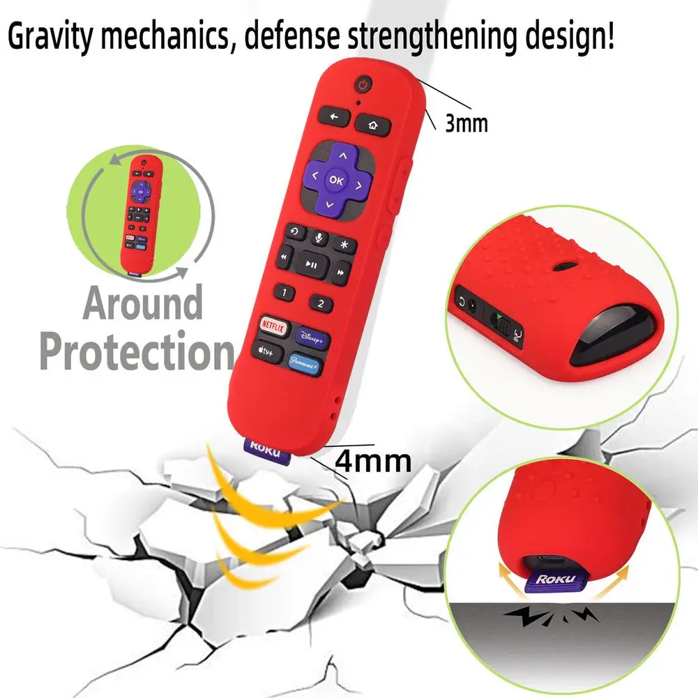 Control Case Protective Sleeve With Lanyard Compatible For R