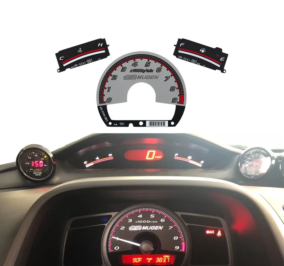 Лицевая панель для Honda Civic EX EX-L LX LX-S DX DX-VP Hybrid SI многослойный циферблат приборной
