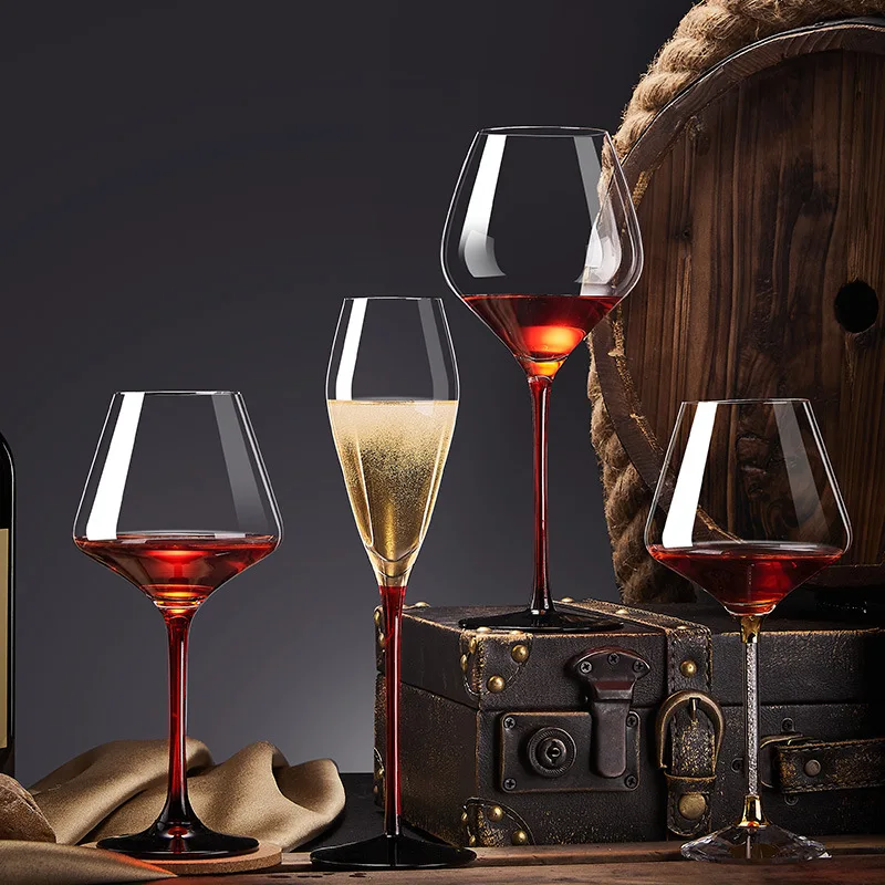 

Modern Luxury Wine Glasses Champagne Glasses Whiskey Stemware Creative Cocktail Glass Verres A Vin Wine Bar Goblet Glass